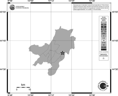 Mappa EMS - territori comuni
