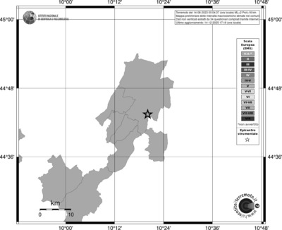 Mappa EMS - territori comuni