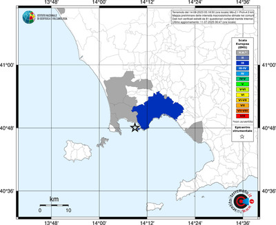 Mappa EMS - territori comunali