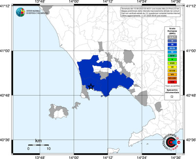Mappa EMS - territori comunali
