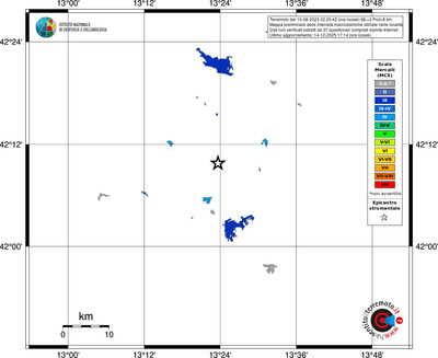 Mappa MCS - territori località