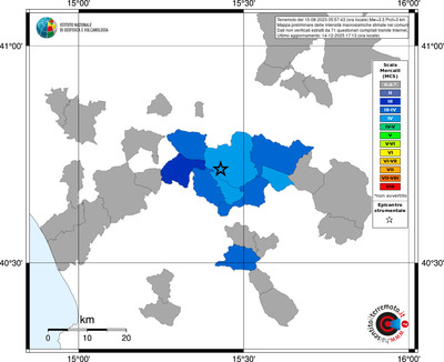 Mappa MCS - territori comuni