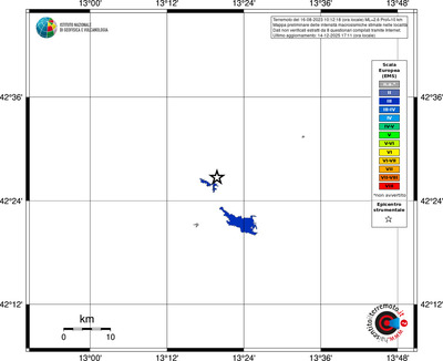 Mappa EMS - territori località