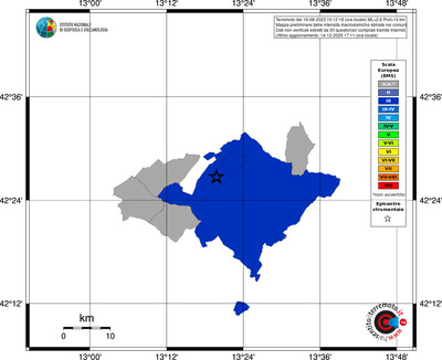 Mappa EMS - territori comuni