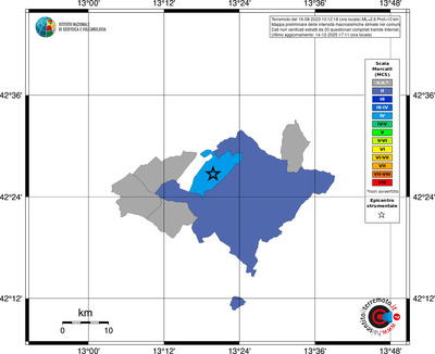 Mappa MCS - territori comuni