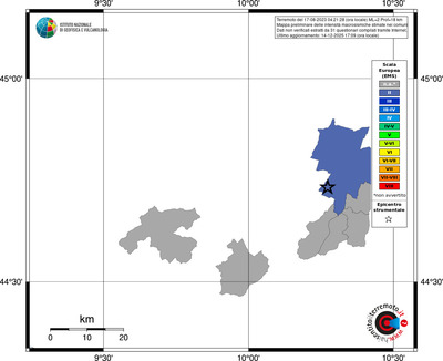 Mappa EMS - territori comuni