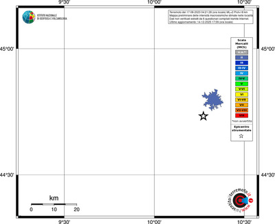 Mappa MCS - territori località