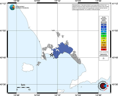 Mappa EMS - territori località