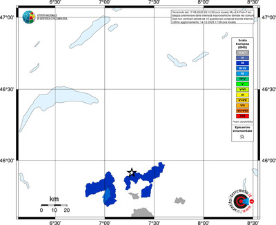 Mappa EMS - territori comuni