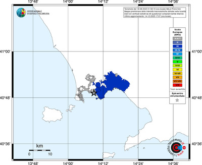 Mappa EMS - territori località