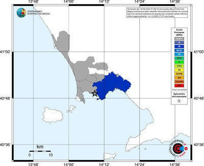 Mappa EMS - territori comuni