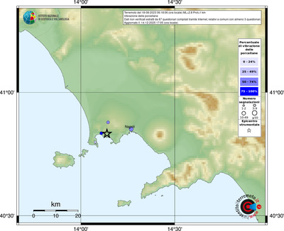 Mappa comuni con almeno 3 questionari