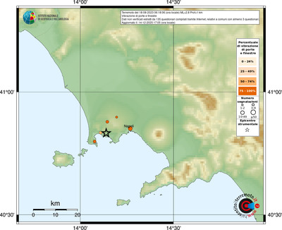 Mappa comuni con almeno 3 questionari
