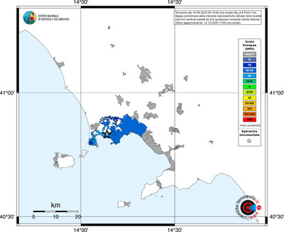 Mappa EMS - territori località
