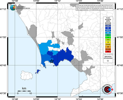 Mappa EMS - territori comunali