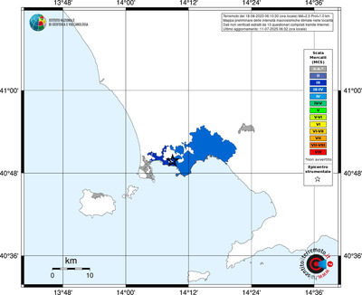 Mappa MCS - territori delle località