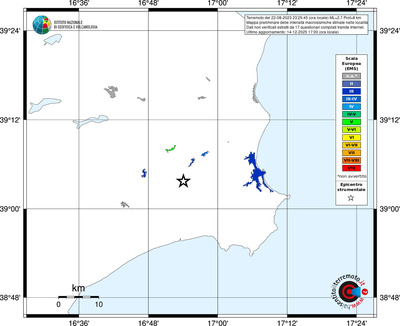 Mappa EMS - territori località