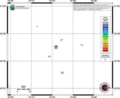 Mappa MCS - territori località