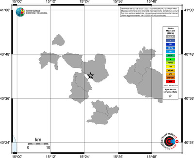Mappa MCS - territori comuni