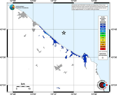 Mappa EMS - territori località