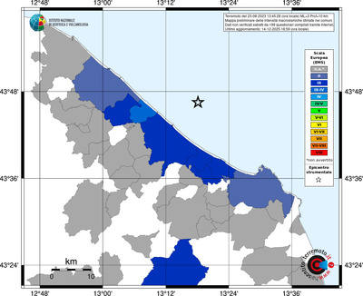 Mappa EMS - territori comuni