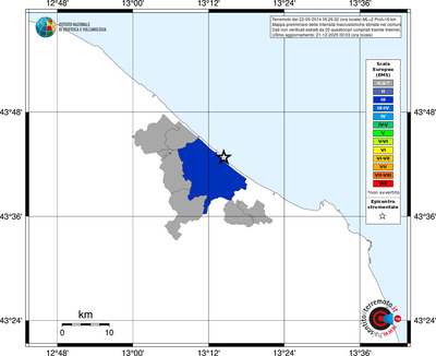 Mappa EMS - territori comuni