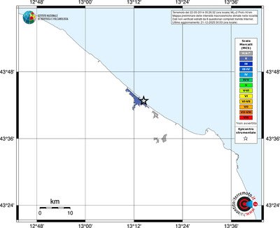Mappa MCS - territori località
