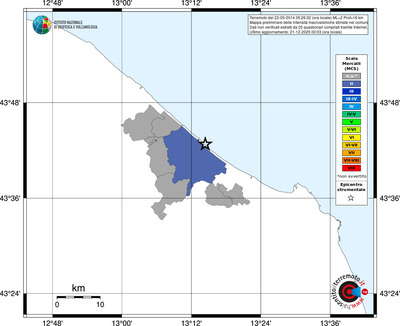 Mappa MCS - territori comuni