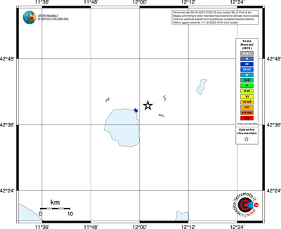 Mappa MCS - territori località