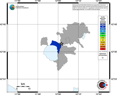 Mappa MCS - territori comuni