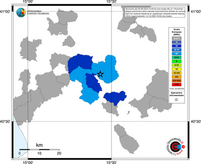 Mappa EMS - territori comuni