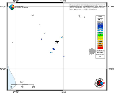 Mappa MCS - territori località