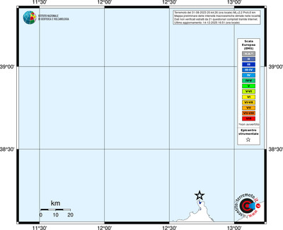Mappa EMS - territori località
