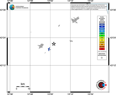 Mappa EMS - territori località