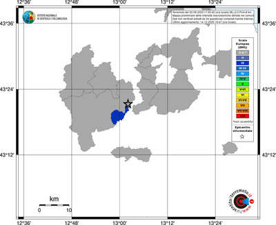 Mappa EMS - territori comuni