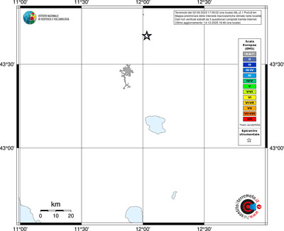 Mappa EMS - territori località