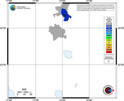 Mappa EMS - territori comuni