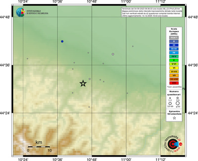 Mappa EMS - località