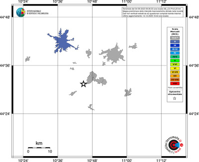 Mappa MCS - territori località