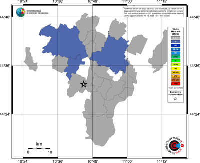 Mappa MCS - territori comuni