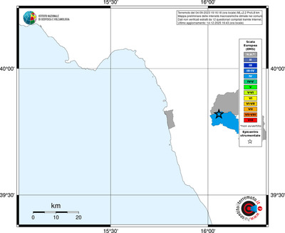 Mappa EMS - territori comuni