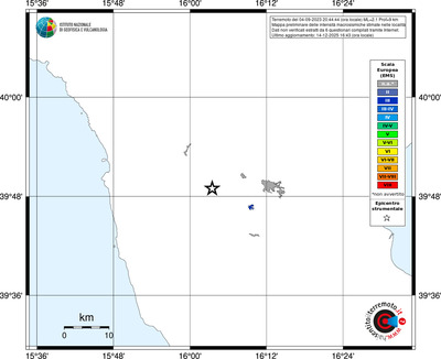 Mappa EMS - territori località