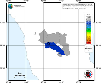 Mappa MCS - territori comuni