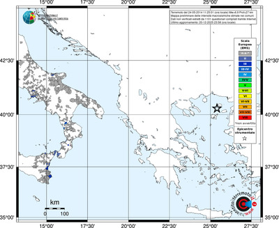 Mappa EMS - territori comuni