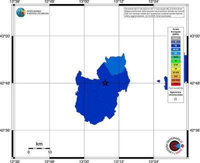 Mappa EMS - territori comuni