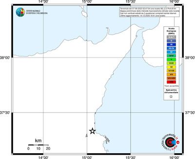 Mappa EMS - territori località