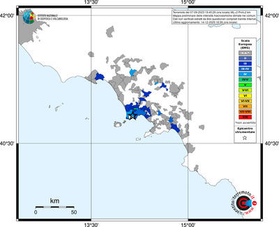 Mappa EMS - territori comuni