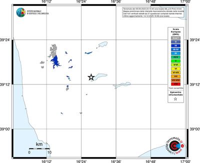 Mappa EMS - territori località