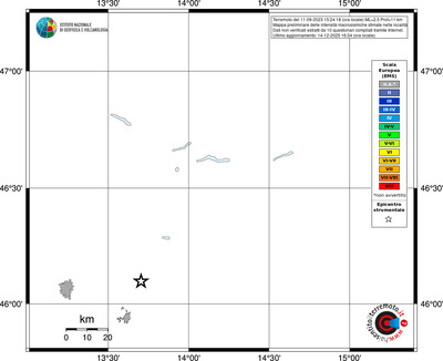 Mappa EMS - territori località