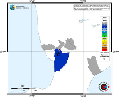 Mappa EMS - territori comuni